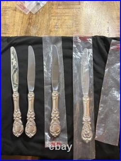 Reed & Barton Francis I Sterling 9-1/4 HH Modern Blade Dinner Knife No Monogram