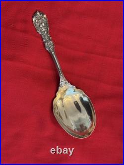 Reed & Barton Francis I Sterling Berry Serving Spoon 9 1/2 Old Markd Pat. Date