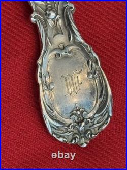 Reed & Barton Francis I Sterling Berry Serving Spoon 9 1/2 Old Markd Pat. Date