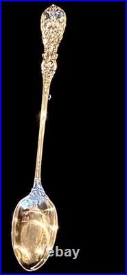 Reed & Barton Francis I Sterling Old Mark Stuffing Spoon, 14 Pat. June 25 1907