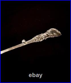 Reed & Barton Francis I Sterling Old Mark Stuffing Spoon, 14 Pat. June 25 1907