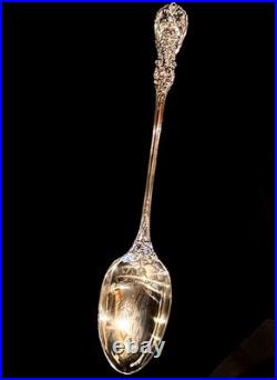 Reed & Barton Francis I Sterling Old Mark Stuffing Spoon, 14 Pat. June 25 1907