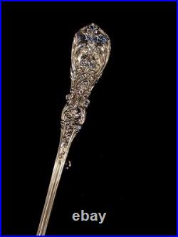 Reed & Barton Francis I Sterling Old Mark Stuffing Spoon, 14 Pat. June 25 1907