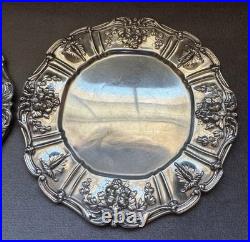 Reed & Barton Francis I Sterling Set of 3 Bread & Butter Plates X568 7 USED