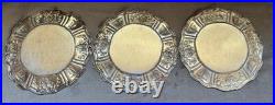 Reed & Barton Francis I Sterling Set of 3 Bread & Butter Plates X568 7 USED