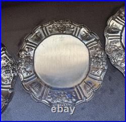 Reed & Barton Francis I Sterling Set of 3 Bread & Butter Plates X568 7 USED