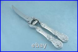 Reed & Barton Francis I Sterling Silver 10-1/4 Poultry Shears No Monogram