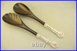 Reed & Barton Francis I Sterling Silver 11-3/4 Salad Serving Set No Monogram
