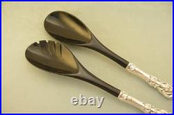Reed & Barton Francis I Sterling Silver 11-3/4 Salad Serving Set No Monogram