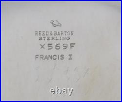 Reed & Barton Francis I Sterling Silver 11 Footed Fruit Bowl # X569f