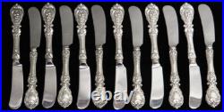 Reed & Barton Francis I Sterling Silver (12) Hh 6 1/2 Butter Spreaders No Mono