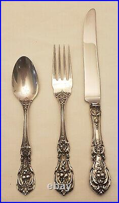 Reed & Barton Francis I Sterling Silver 3 Piece YOUTH/Junior SET mono Minty