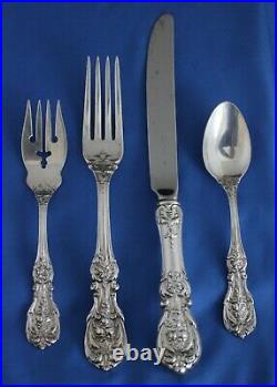 Reed & Barton Francis I Sterling Silver 4 Pc. Place Setting Dinner Size Have 12