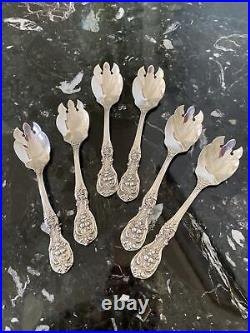 Reed & Barton Francis I Sterling Silver 6 Original Ice Cream Fork/spoon Flatware