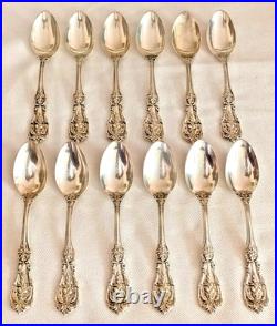Reed & Barton Francis I Sterling Silver 6 Teaspoons Set of 12 Newport RI Estate
