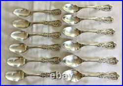 Reed & Barton Francis I Sterling Silver 6 Teaspoons Set of 12 Newport RI Estate