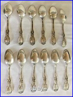 Reed & Barton Francis I Sterling Silver 6 Teaspoons Set of 12 Newport RI Estate