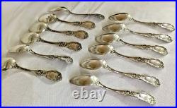 Reed & Barton Francis I Sterling Silver 6 Teaspoons Set of 12 Newport RI Estate
