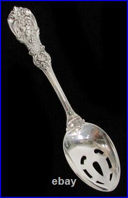 Reed & Barton Francis I Sterling Silver 8 1/4 Closed Pierced Tablespoon