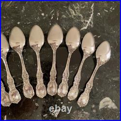 Reed & Barton Francis I Sterling Silver 8 Teaspoon/dessert 5 7/8 Flatware Set