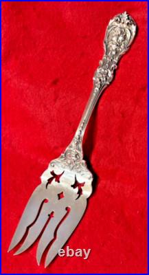 Reed & Barton Francis I Sterling Silver 9 1/8 Large Serving Fork Monogram