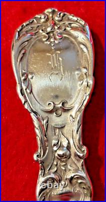 Reed & Barton Francis I Sterling Silver 9 1/8 Large Serving Fork Monogram