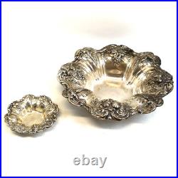Reed & Barton Francis I Sterling Silver 925 Candy Nut Dish & BonBon Bowl 365g