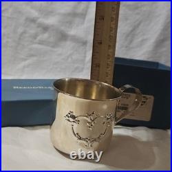 Reed & Barton Francis I Sterling Silver Baby Cup X566 Original Box Unengraved