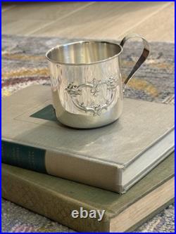 Reed & Barton Francis I Sterling Silver Baby Cup X566 Original Box Unengraved