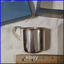 Reed & Barton Francis I Sterling Silver Baby Cup X566 Original Box Unengraved