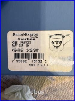 Reed & Barton Francis I Sterling Silver Baby Cup X566 Original Box Unengraved