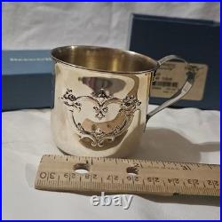 Reed & Barton Francis I Sterling Silver Baby Cup X566 Original Box Unengraved