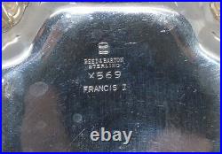 Reed & Barton Francis I Sterling Silver Bon Bon Dish X569 8 310g