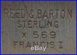 Reed & Barton Francis I Sterling Silver Bon Bon / Nut Dish X569 3 1/2 50g