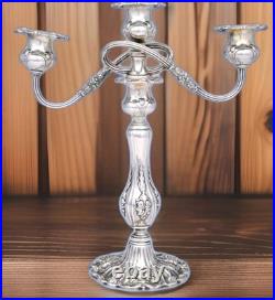 Reed & Barton Francis I Sterling Silver Candelabra Pair X5691 Ornate Vintage Set