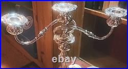Reed & Barton Francis I Sterling Silver Candelabra Pair X5691 Ornate Vintage Set