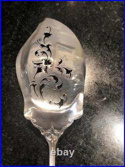 Reed & Barton Francis I Sterling Silver Fish Server Pierced 11 3/4 190 grams