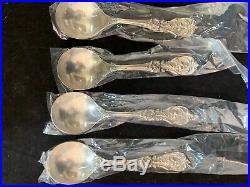Reed & Barton Francis I Sterling Silver Flatware Set of 4 CREAM SOUP SPOONS
