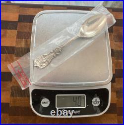 Reed & Barton Francis I Sterling Silver Flatware Teaspoon No Mono 40gr SEALED