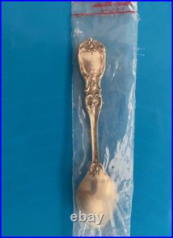 Reed & Barton Francis I Sterling Silver Flatware Teaspoon No Mono 40gr SEALED