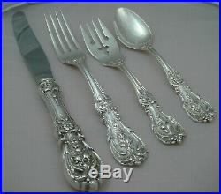 Reed & Barton Francis I Sterling Silver Four Piece Setting 9 Modern Blade