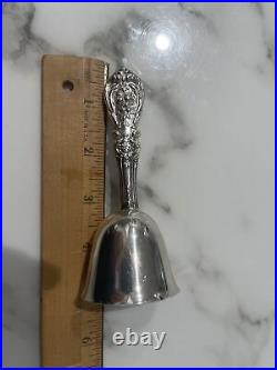 Reed & Barton Francis I Sterling Silver HH Dinner Bell- Francis 1st No Mono