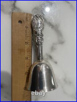 Reed & Barton Francis I Sterling Silver HH Dinner Bell- Francis 1st No Mono