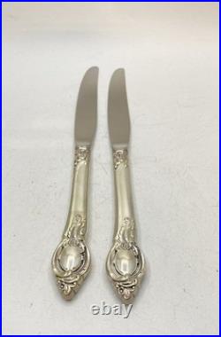 Reed & Barton Francis I Sterling Silver Handle Dinner Knives 2pc Set 9