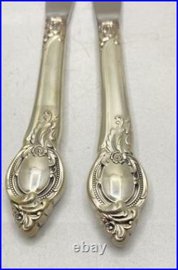 Reed & Barton Francis I Sterling Silver Handle Dinner Knives 2pc Set 9