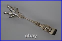 Reed & Barton Francis I Sterling Silver Ice Tongs 6 5/8 98g No Mono