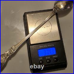 Reed & Barton Francis I Sterling Silver Long Handled Spoon 7.5 No Monogram