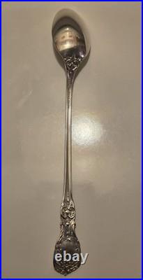 Reed & Barton Francis I Sterling Silver Long Handled Spoon 7.5 No Monogram