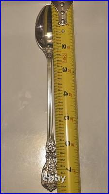 Reed & Barton Francis I Sterling Silver Long Handled Spoon 7.5 No Monogram