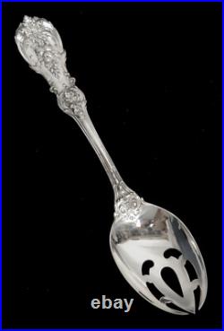 Reed & Barton Francis I Sterling Silver New 8 1/4 Open Pierced Tablespoon